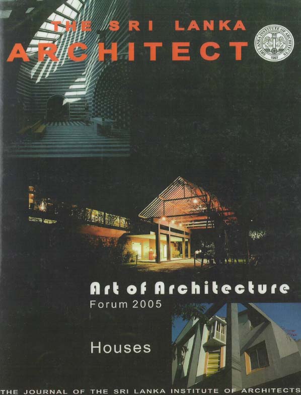 The Sri Lanka Architect -2005.